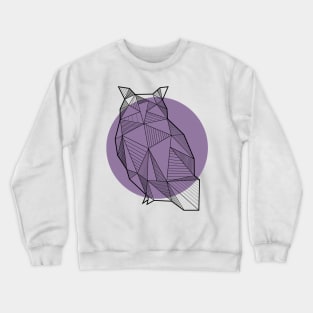 Owl - Geometric Animals Crewneck Sweatshirt